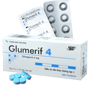 Glumerif Glimepirid 4mg Dhg (H/30 Viên Nén)