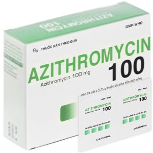 Azithromycin 100mg DHG H/24 gói