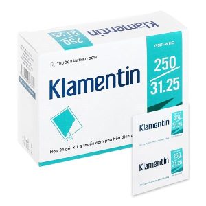 Klamentin 250/31.25 Dhg H/24 gói