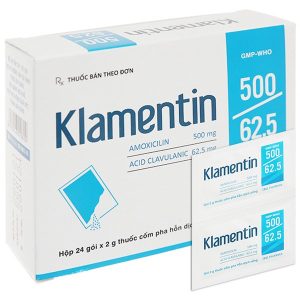 Klamentin 500/62.5 Dhg H/24 gói