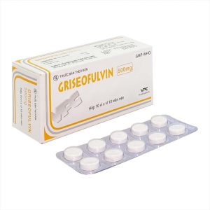 Griseofulvin 500mg Pharimexco (Hộp 100 viên)