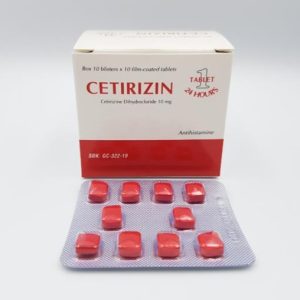 Cetirizin 10mg Khánh Hội H/100 đỏ vuông
