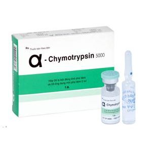 Alpha Chymotrypsin 5000IU Kabi (H/3 Lọ Bột+3 Ống Tiêm 2ml)