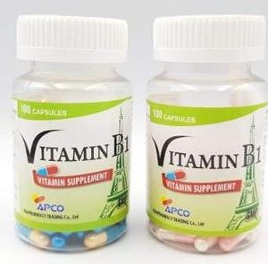Vitamin B1 250mg cap Quang Minh C/100 Lốc 6 chai