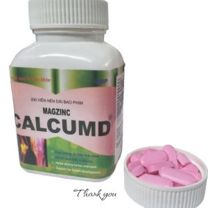 Calci D viên nén hồng XN 120 Chai 200 viên
