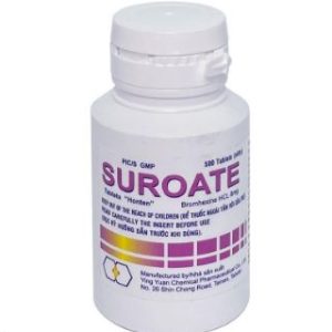 Suroat Bromhexin 8mg C/500 nén xanh