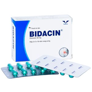 Bidacin Diacerein 50mg Bidiphar (H/30v)