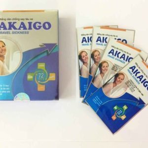 Dán say xe thảo dược Akaigo Nhật H/10 miếng