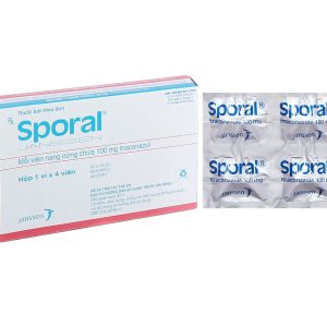 Sporal Itraconazol 100mg Janssen (H/4v)