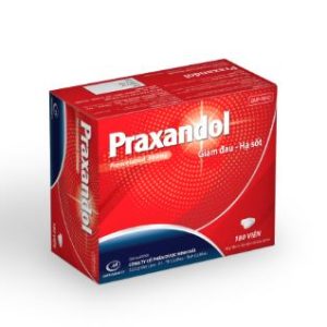 Praxandol đỏ Paracetamol 500mg Minh Hải (H/180v)