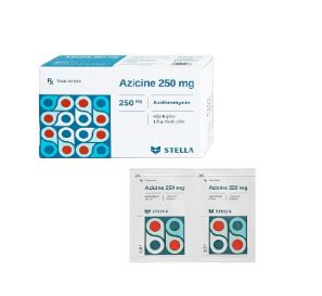 Azicine Azithromycin 250mg gói Stella H/6G