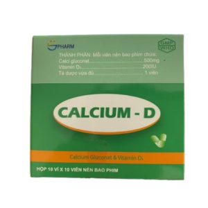 Calcium D Sóc Trăng (H/100v)