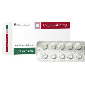 Captopril 25mg Trà Vinh (H/100v)