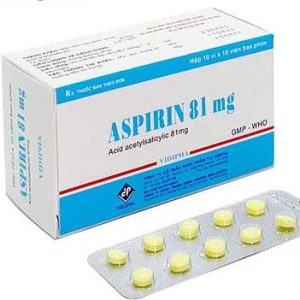 Aspirin 81mg Vidipha H/100 viên