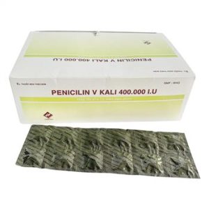 Penicilin V Kali 400.000 xé xám Vidipha H/50vĩ/12v