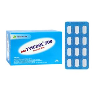 Agi-tyfedol Paracetamol 500 mg vỉ xanh H/120v