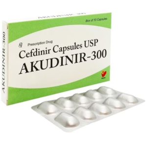 Akudinir Cefdinir 300 Akums Pharm H/10 viên