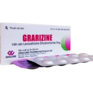 Grarizine Levocetirizine 5mg Gracure (H/100v)