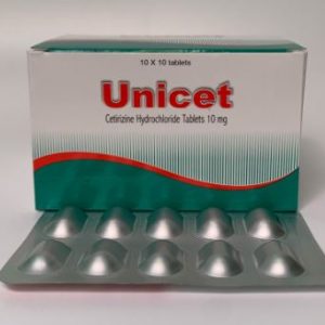 Cetirizin 10mg Unicet H/100 viên nén