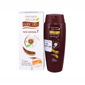 Dầu Gội Dược Liệu Thái Dương 7 Nâu C/200ml