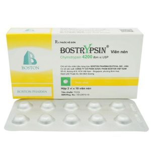 Alphachymotrysin 4200 Boston H/20 vỉ nhôm