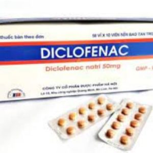 Diclofenac 50mg Hà Nội H/50 vỉ x 10 viên