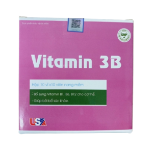 Vitamin 3B nang mềm 2 lớp US H/100