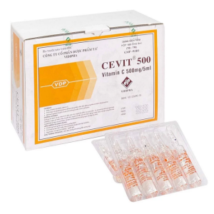 Cevit 500 Vitamin C 500mg/5ml Vidipha H/100 ống