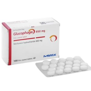 Glucophage 850mg Merck (H/100v)