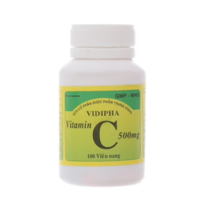 Vitamin C 500mg Vidipha Chai 100v nang