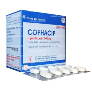 Ciprofloxacin 500mg XN 120 H/100 viên