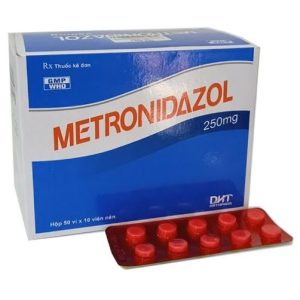 Metronidazol 250mg đỏ Hà Tây H/500 viên