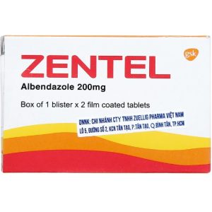 Zentel Albendazole 200mg Gsk (H/2v)