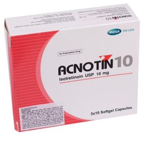 Acnotin 10mg Mega H/30 nang mềm