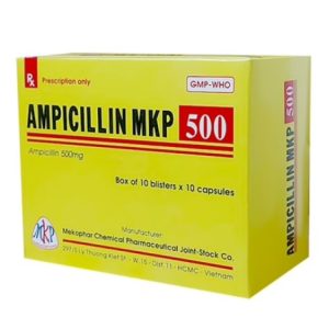 Ampicillin 500mg Mekophar H/100