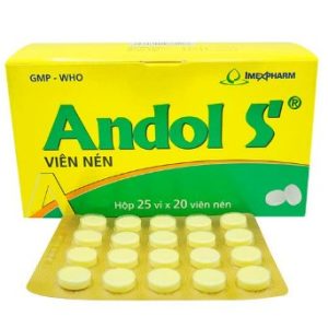 Andol S Imexpharm H/25 vỉ 500 viên