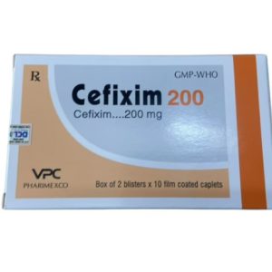 Cefixim 200mg Cửu Long (H/20v)