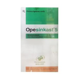 Montelukast 5mg Opesinkast Opv H/28 nén