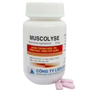 Bromhexin 8mg Muscolyse Meyer C/100