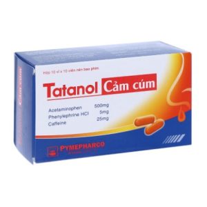 Tatanol Cảm Cúm Pymepharco H/100