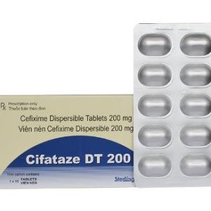 Cefixime 200 mg Cifataze Ấn nén ngọt H/10 viên