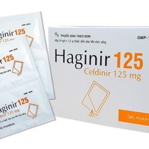 Cefdinir Haginir 125 mg Dhg H/24 gói