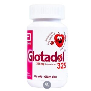 Glotadol 325mg Paracetamol Abbott C/200 viên nén hồng ngọt